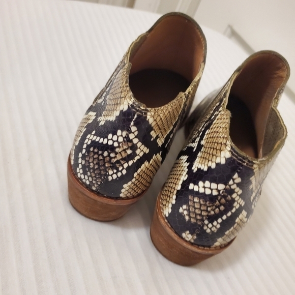 NWOT Madewell Sonia Snakeprint Leather Chelsea Booties Size 9 - Picture 12 of 14